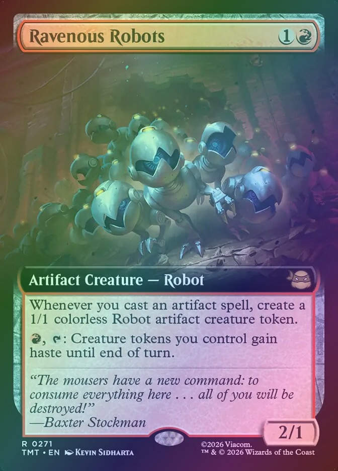 Ravenous Robots (TMT) (271) / Extended Art / Foil