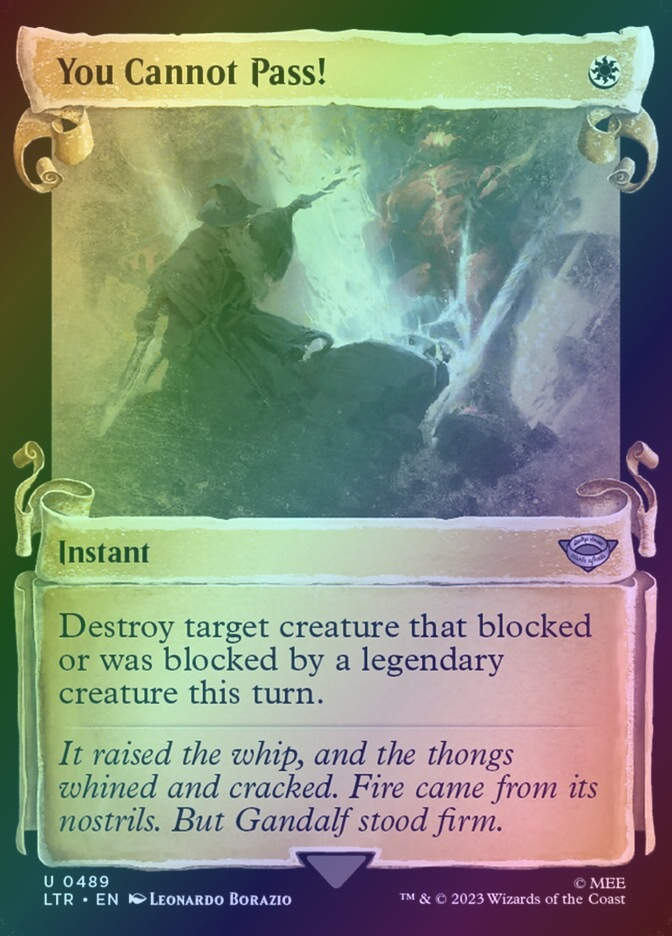 You Cannot Pass! (LTR) (489) / Showcase / Foil