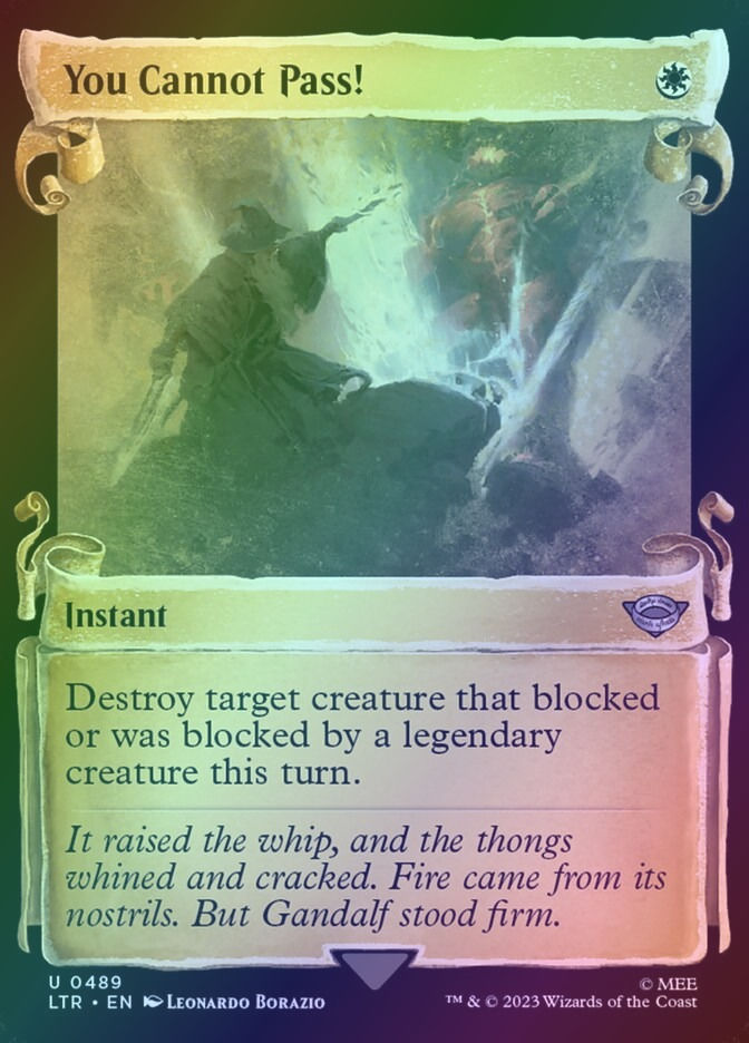 You Cannot Pass! (LTR) (489) / Showcase / Foil