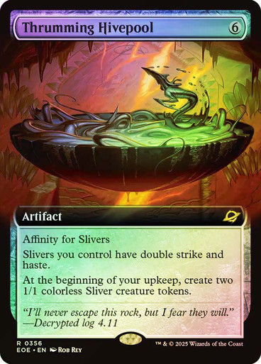 Thrumming Hivepool (EOE) (356) / Extended Art / Foil