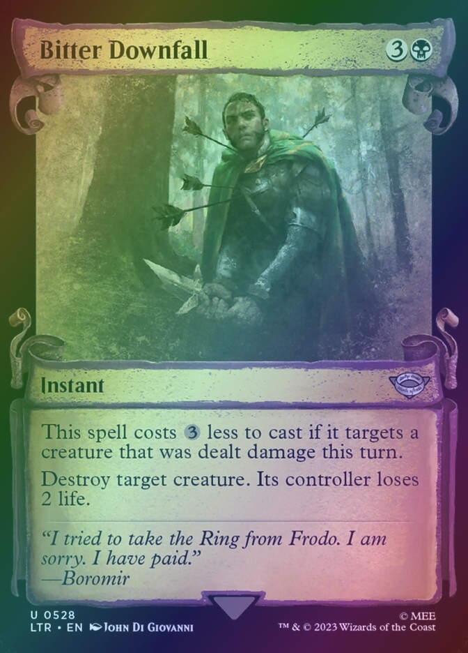 Bitter Downfall (LTR) (528) / Showcase / Foil