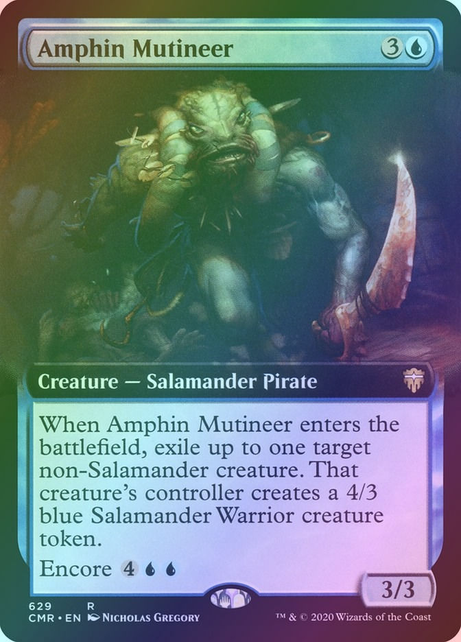 Amphin Mutineer (CMR) (629) / Extended Art / Foil