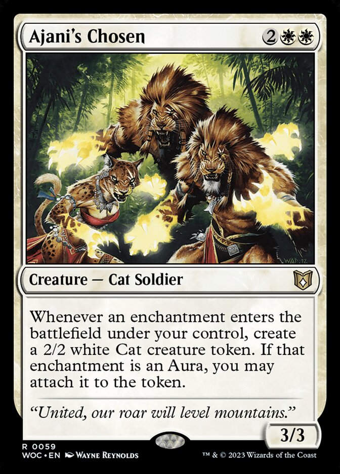 Ajani's Chosen (WOC) (59)