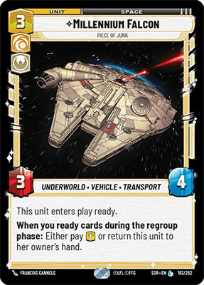 Millennium Falcon - Piece of Junk (SOR_#193/252)