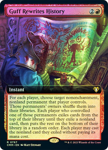 Guff Rewrites History (cmm) / Extended Art / Foil