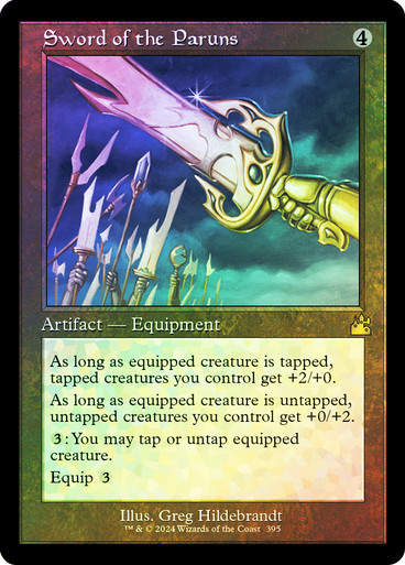 Sword of the Paruns (rvr) (395) / Retro / Foil