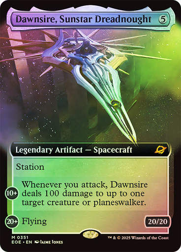 Dawnsire, Sunstar Dreadnought (EOE) (351) / Extended Art / Foil