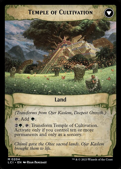 Ojer Kaslem, Deepest Growth // Temple of Cultivation (lci) — cara 2 de 2