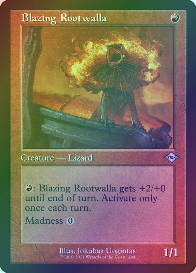Blazing Rootwalla (MH2) (404) / Foil
