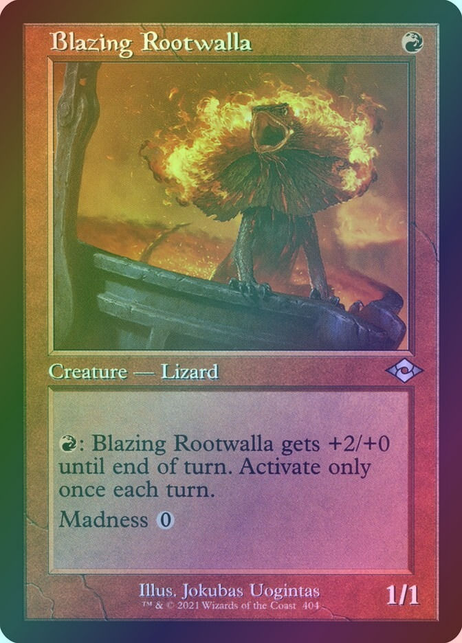 Blazing Rootwalla (MH2) (404) / Foil