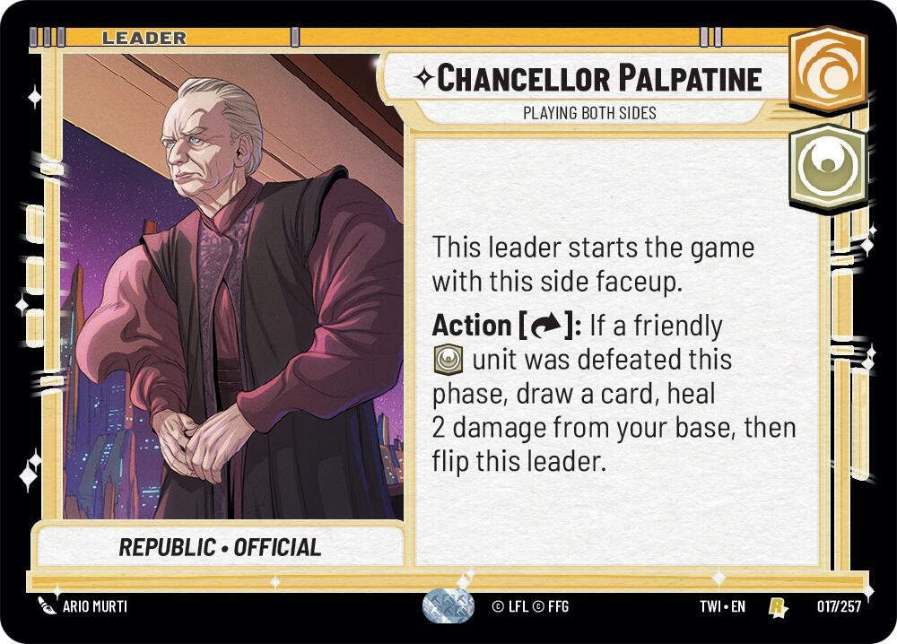 Chancellor Palpatine - Playing Both Sides (TWI) (017/257)