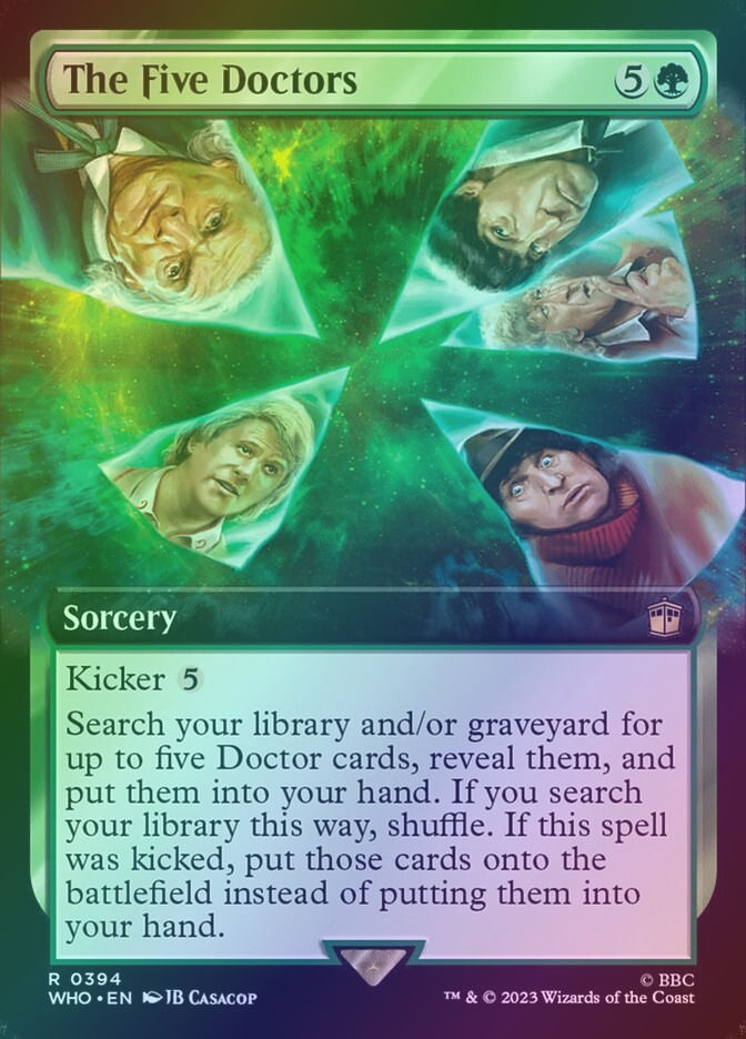 The Five Doctors (WHO) (394) / Extended Art / Foil