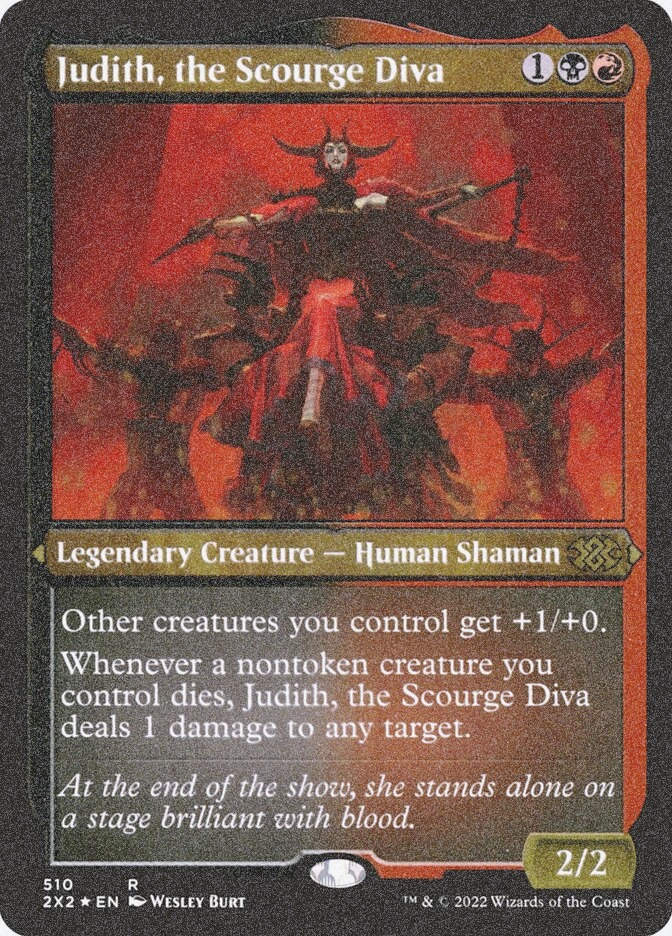 Judith, the Scourge Diva (2X2) (510) / Foil Etched