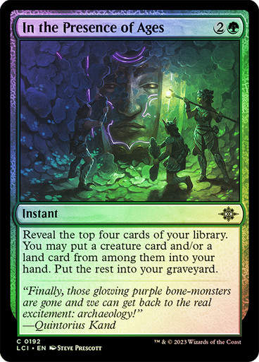 In the Presence of Ages (lci) / Foil