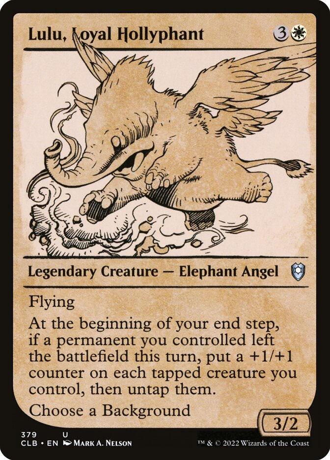 Lulu, Loyal Hollyphant (CLB) (379) / Showcase