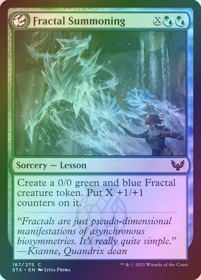 Fractal Summoning (STX) (187) / Foil