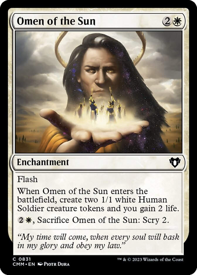 Omen of the Sun (CMM) (831)