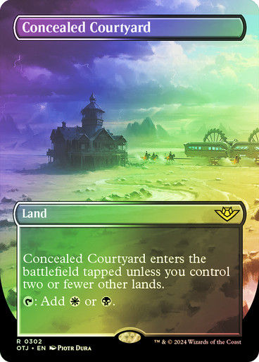 Concealed Courtyard (otj) (302) / Foil Borderless
