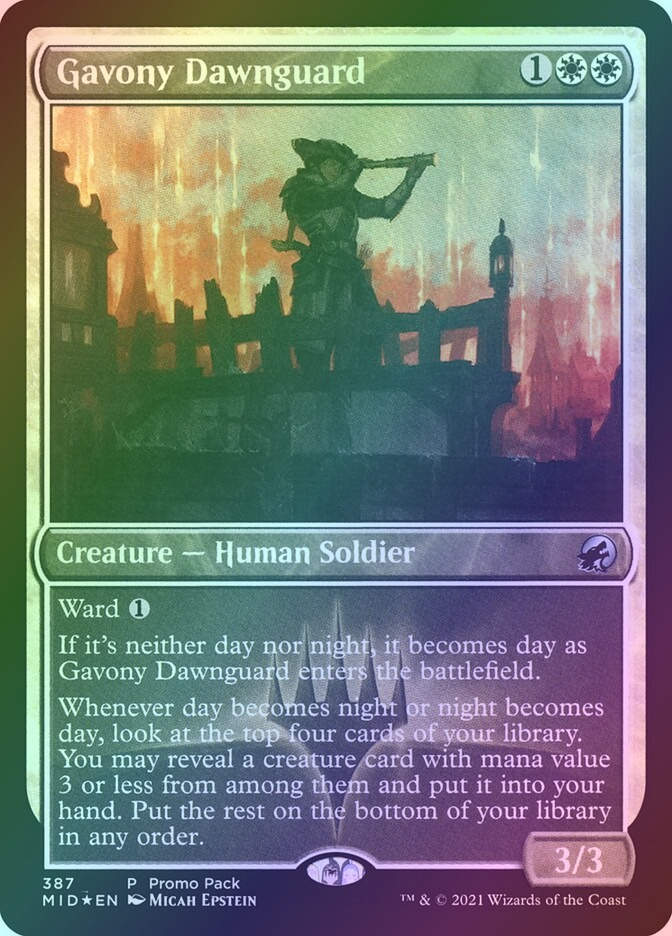 Gavony Dawnguard (MID) (387) / Foil