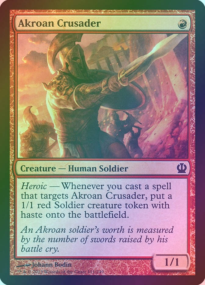 Akroan Crusader (THS) (111) / Foil
