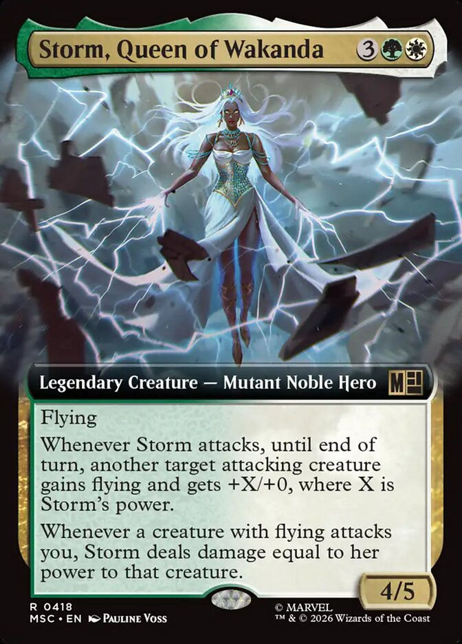 Storm, Queen of Wakanda (MSC) (418) / Extended Art