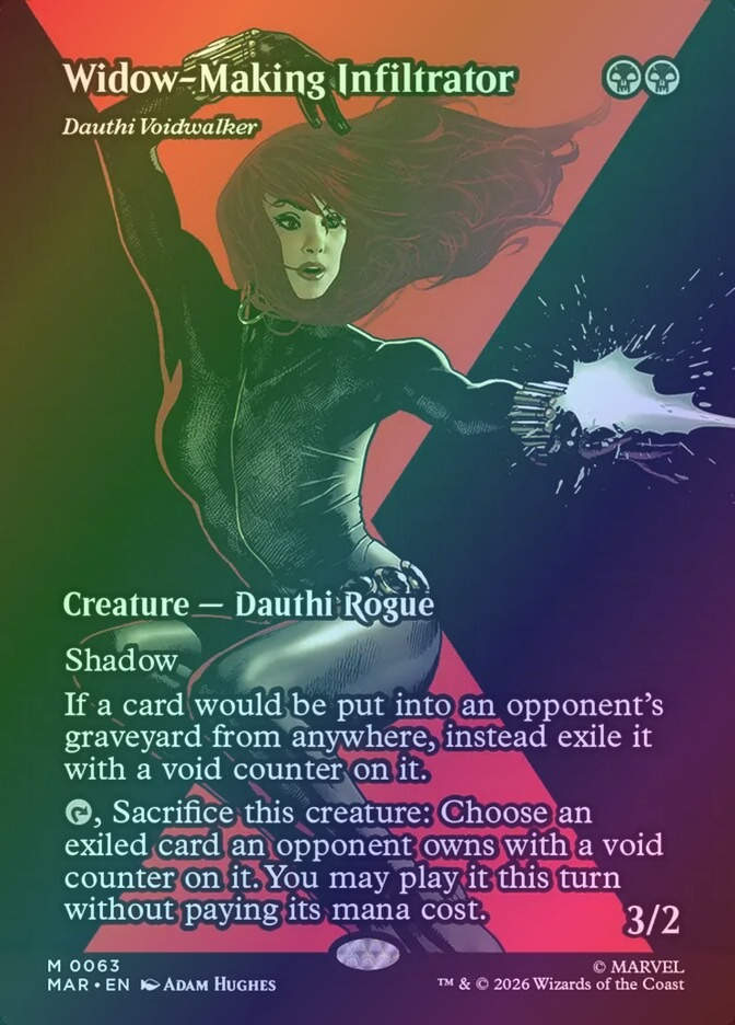 Dauthi Voidwalker (MAR) (63) / Borderless / Foil