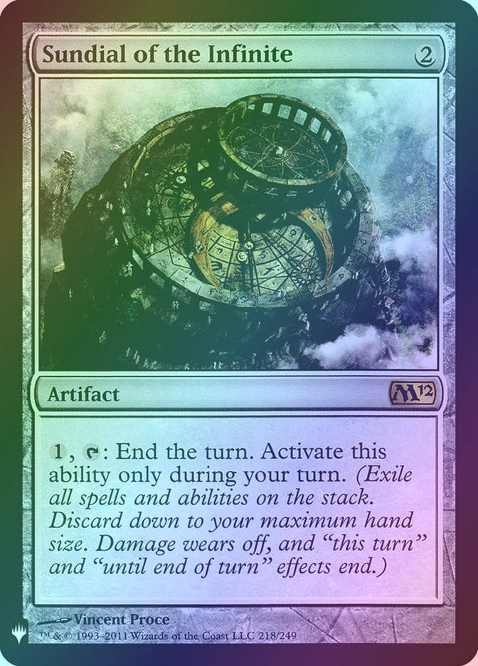 Sundial of the Infinite (PLST) (M12-218) / Foil