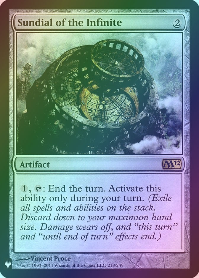 Sundial of the Infinite (PLST) (M12-218) / Foil