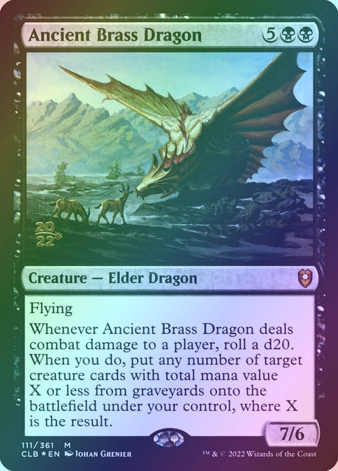 Ancient Brass Dragon (PCLB) (111s) / Foil