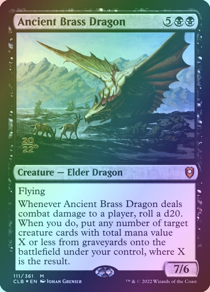 Ancient Brass Dragon (PCLB) (111s) / Foil