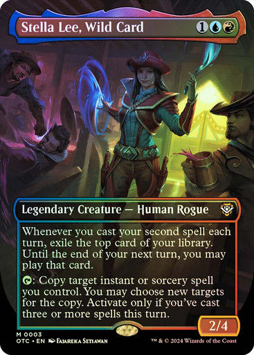 Stella Lee, Wild Card (otc) (3) / Borderless Foil