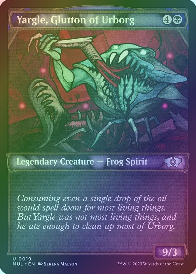 Yargle, Glutton of Urborg (MUL) (19) / Showcase / Foil