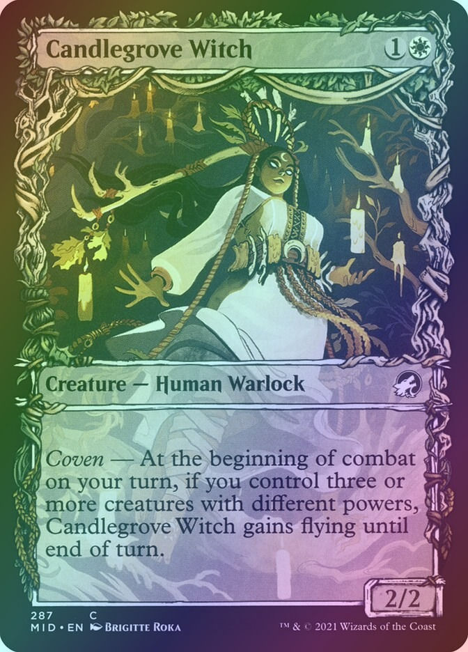 Candlegrove Witch (MID) (287) / Showcase / Foil