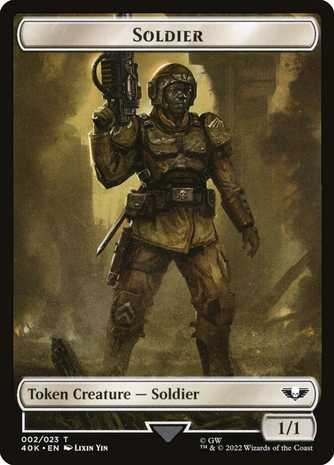 Soldier // Space Marine Devastator (T40K) (2 // 5) — cara 1 de 2