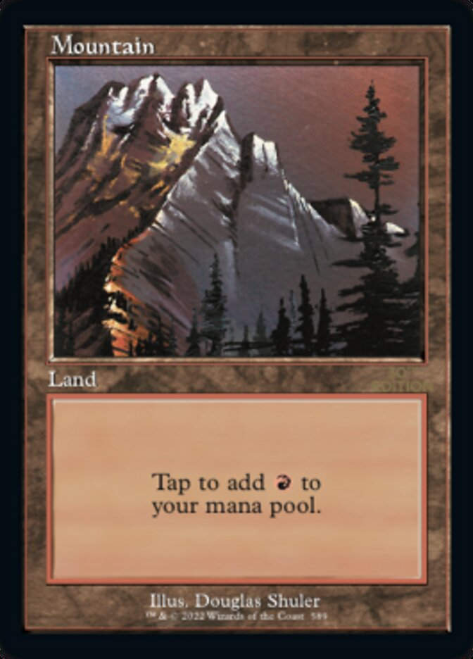 Mountain (30a_589) / Retro Frame