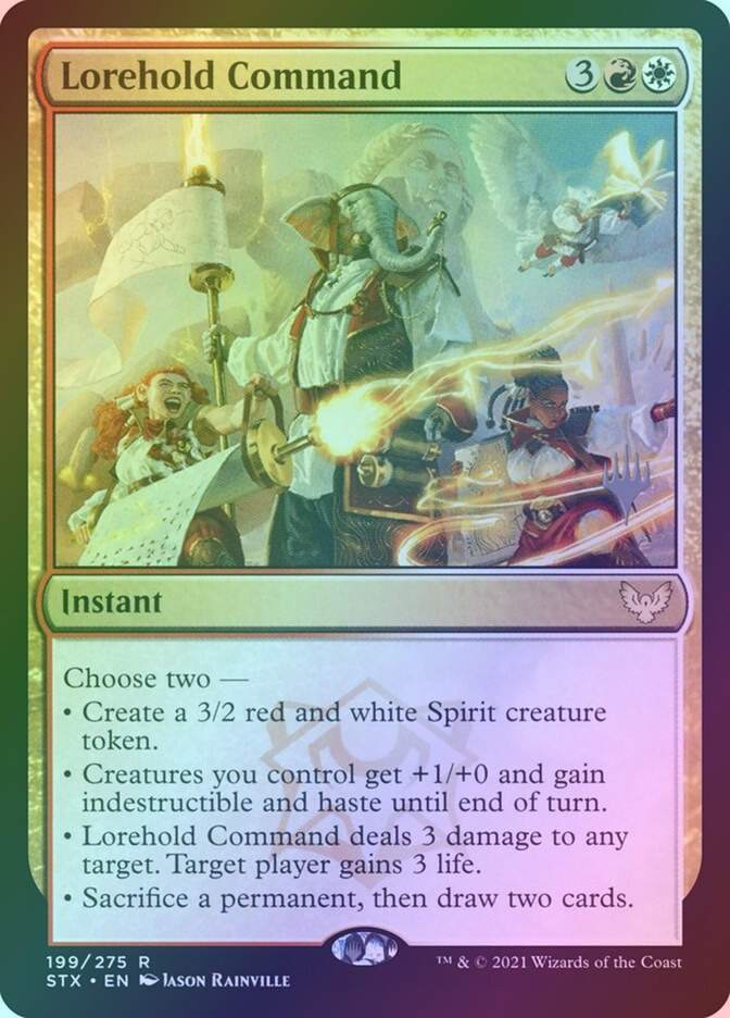 Lorehold Command (PSTX) (199p) / Foil