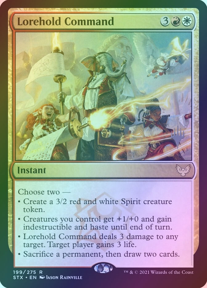 Lorehold Command (PSTX) (199p) / Foil