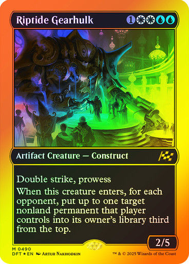 Riptide Gearhulk (DFT) (490)  / First Place Foil