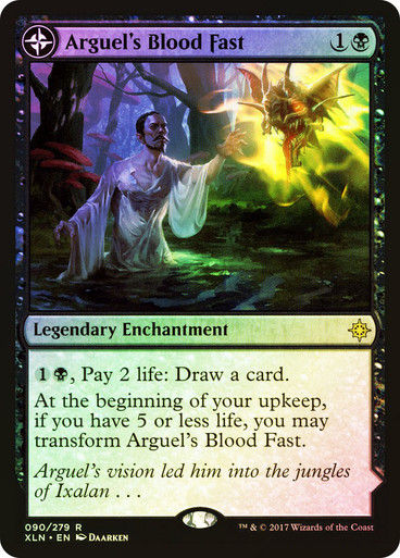 Arguel's Blood Fast // Temple of Aclazotz (XLN) (90) / Foil — cara 1 de 2