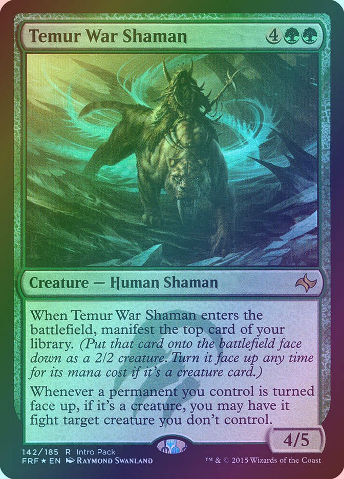 Temur War Shaman (PFRF) (142) / Foil