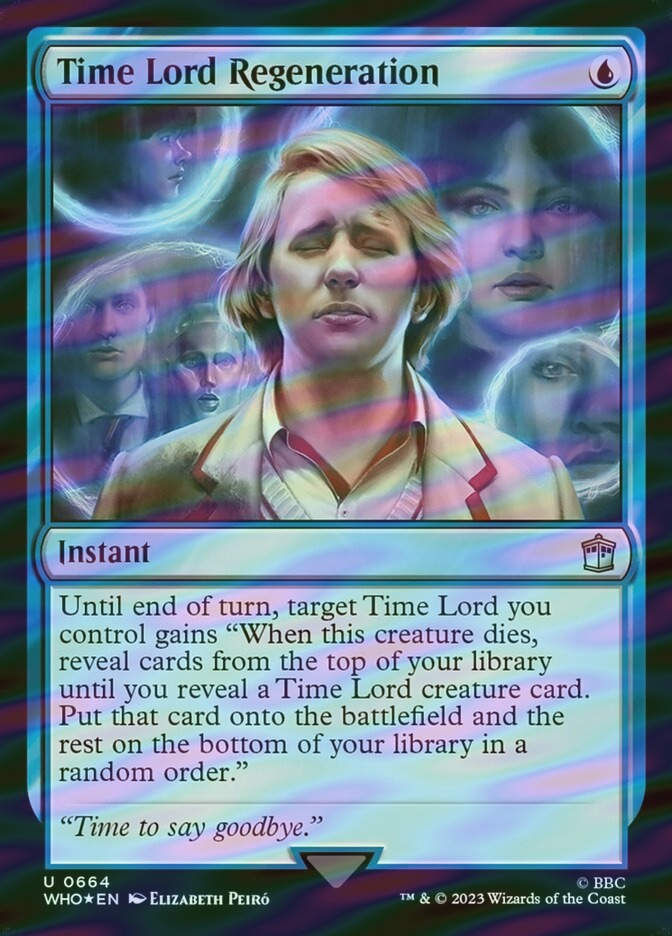 Time Lord Regeneration (WHO) (664) / Surge Foil