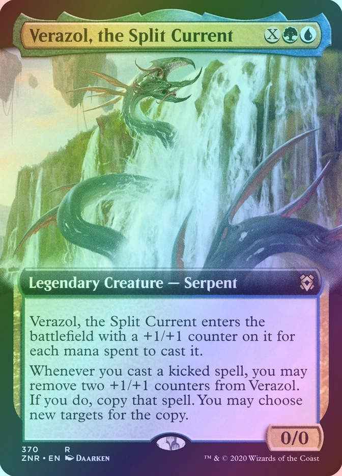 Verazol, the Split Current (ZNR) (370) / Extended Art / Foil