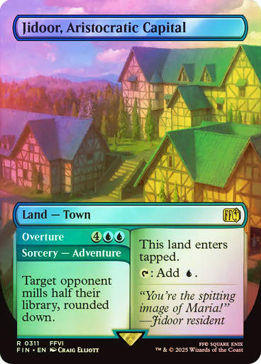 Jidoor, Aristocratic Capital // Overture (FIN) (311) / Borderless / Foil