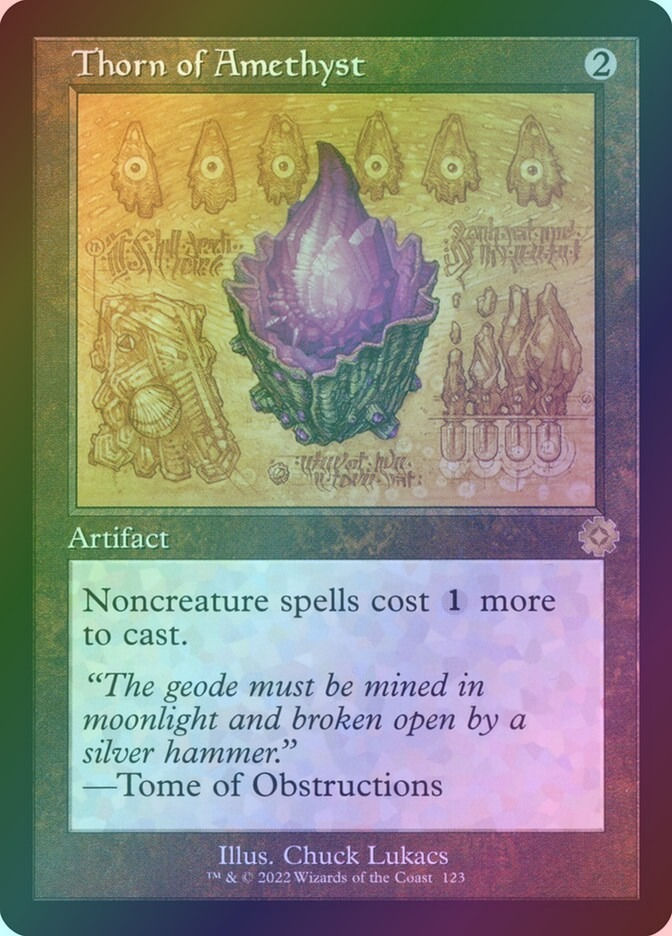 Thorn of Amethyst (BRR) (123) / Foil / Schematic