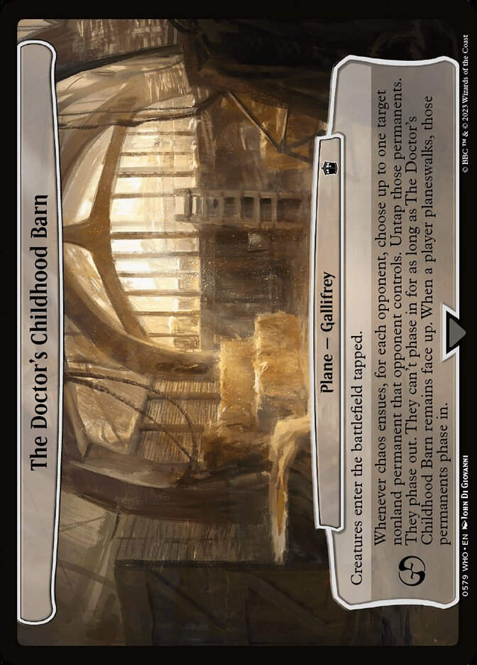 The Doctor's Childhood Barn (WHO) (579) / Planar Cards