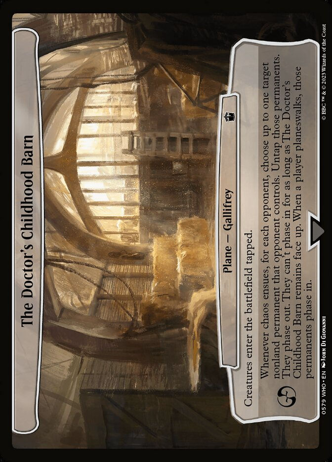 The Doctor's Childhood Barn (WHO) (579) / Planar Cards