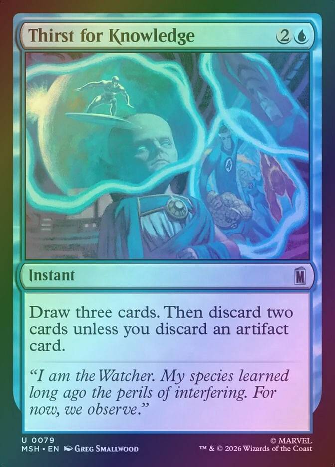 Thirst for Knowledge (MSH) (79) / Foil