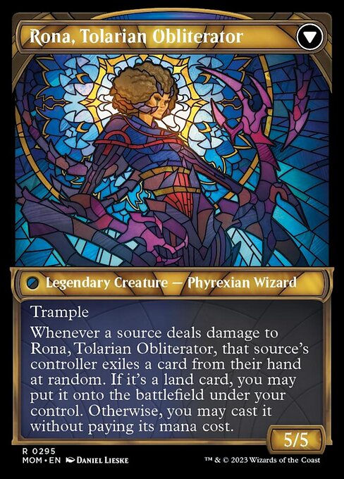 Rona, Herald of Invasion // Rona, Tolarian Obliterator (mom_295) / Showcase — cara 2 de 2