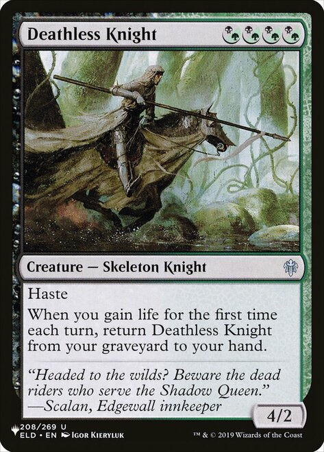 Deathless Knight (The List)
