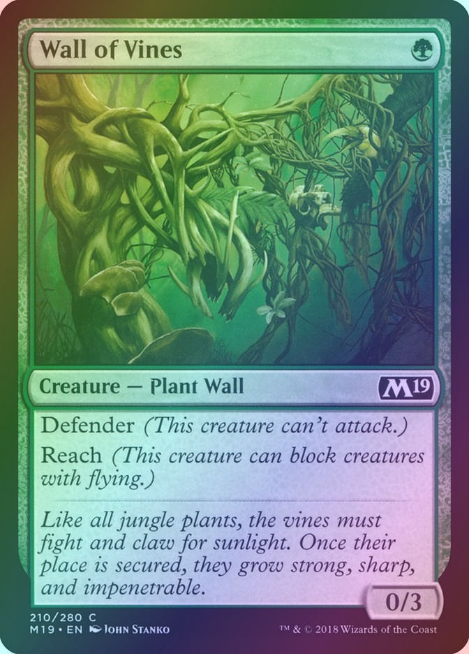 Wall of Vines (M19) (210) / Foil